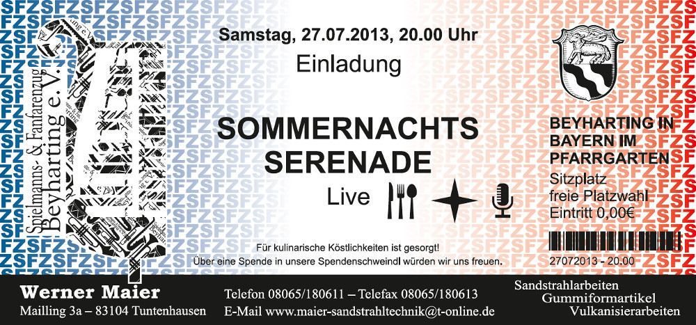 Serenade Einladung1000